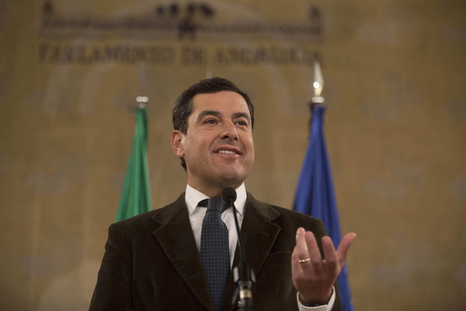 Moreno Bonilla, en el Parlamento andaluz, en una imagen de archivo. FOTO: EP