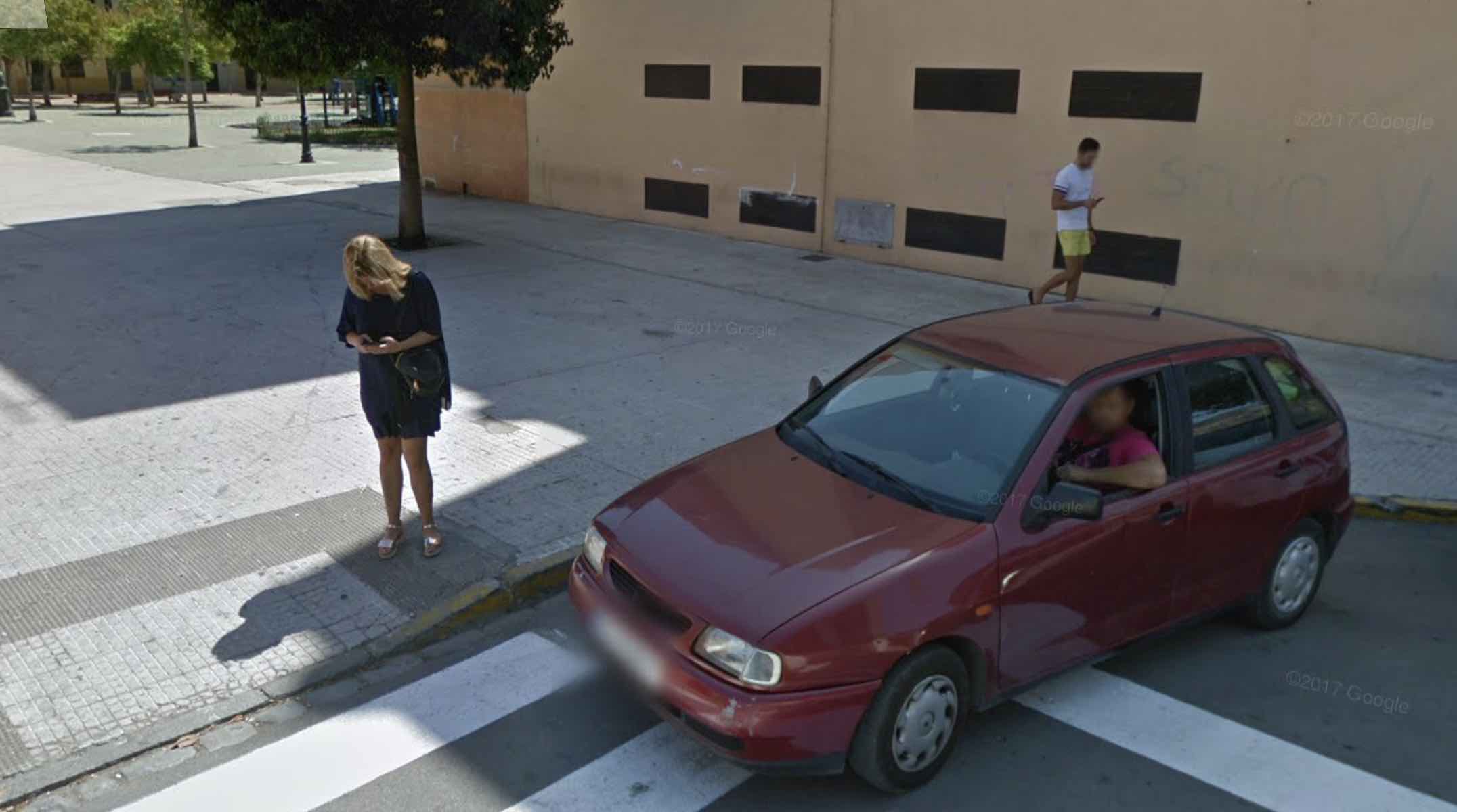 Zona de Bellavista, en La Línea, donde sucedió la agresión, en una imagen de Google Maps.