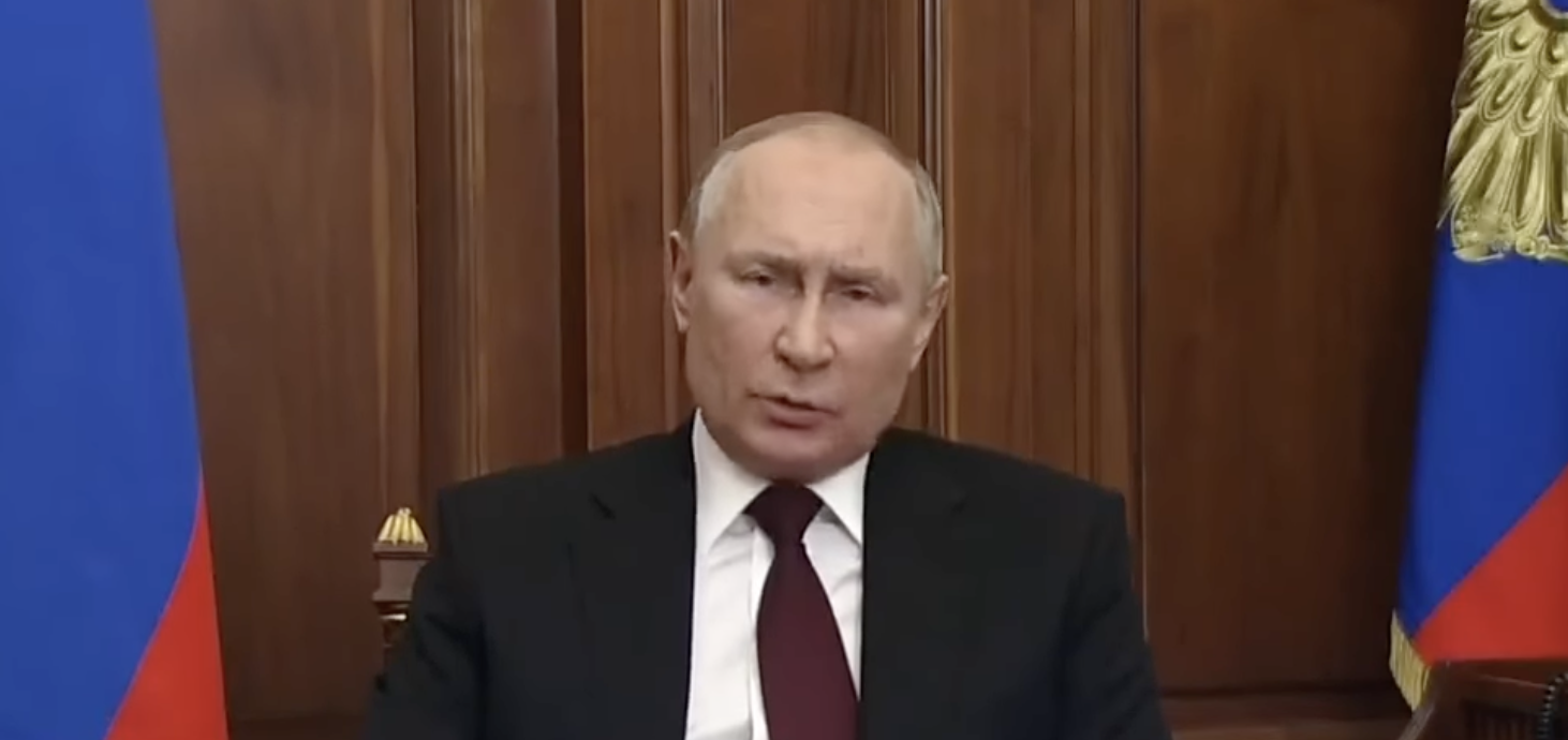 El presidente ruso, Vladimir Putin, ordena a las Fuerzas Armadas entrar en Donetsk y Lugansk.