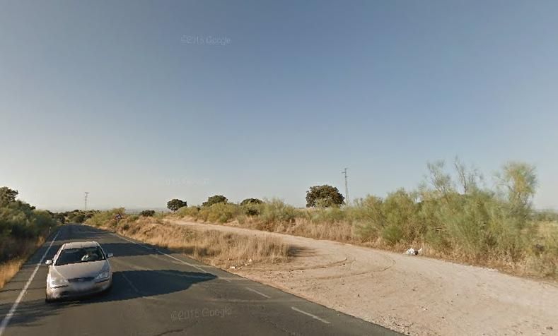 Carretera en el entorno de la finca La Lapa. Foto: Google Maps.