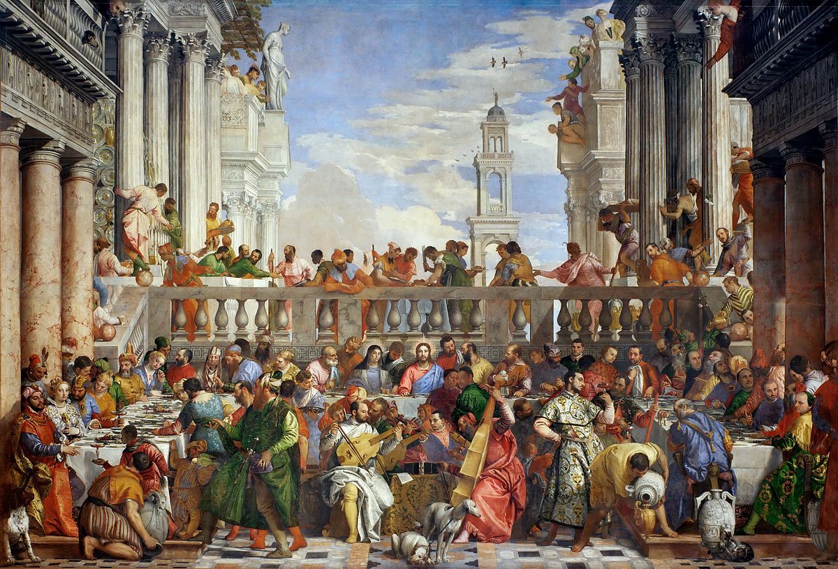 Las bodas de Caná, según Paolo Veronese