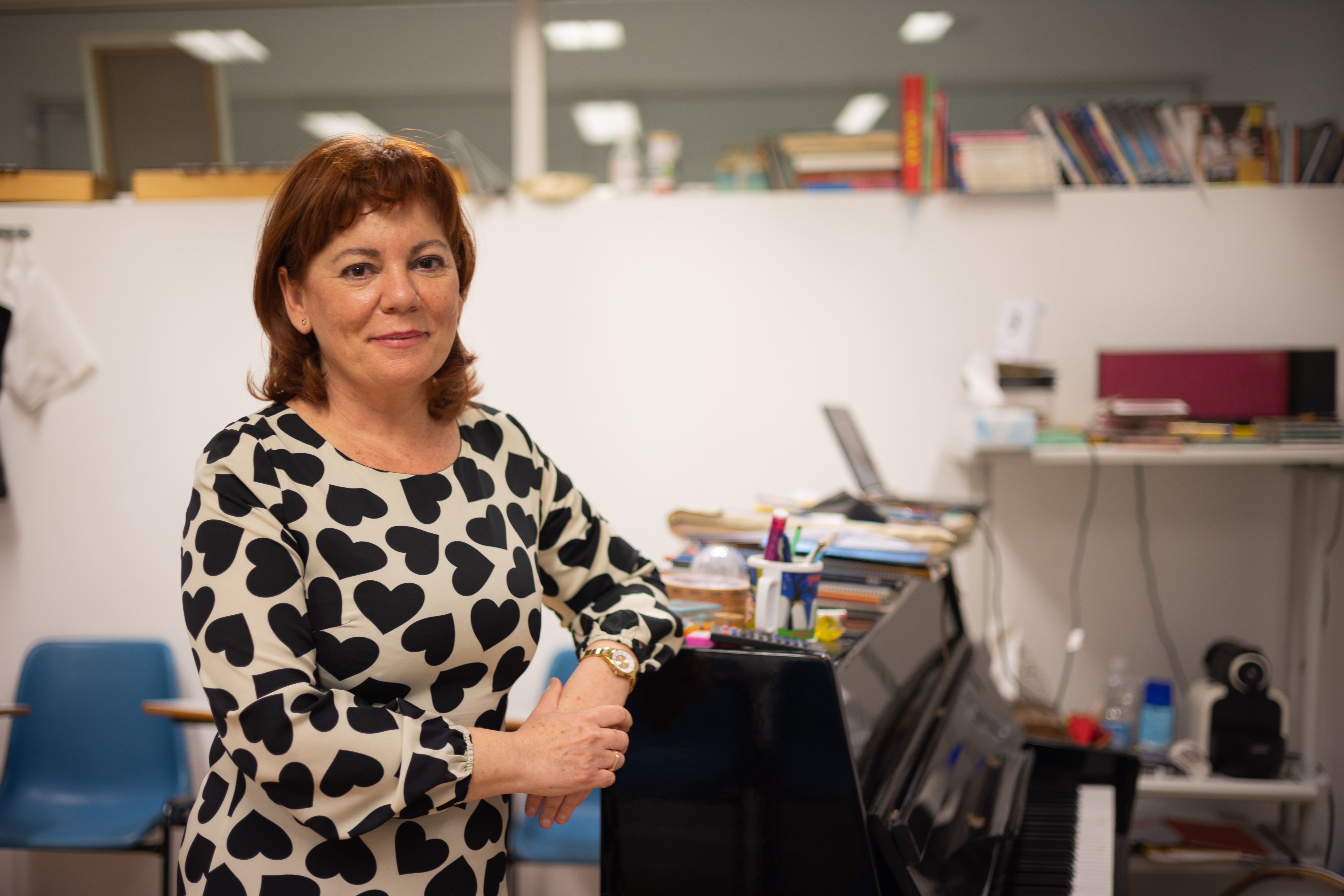 Cristina Romero Tizón posa para lavozdelsur.es tras la entrevista