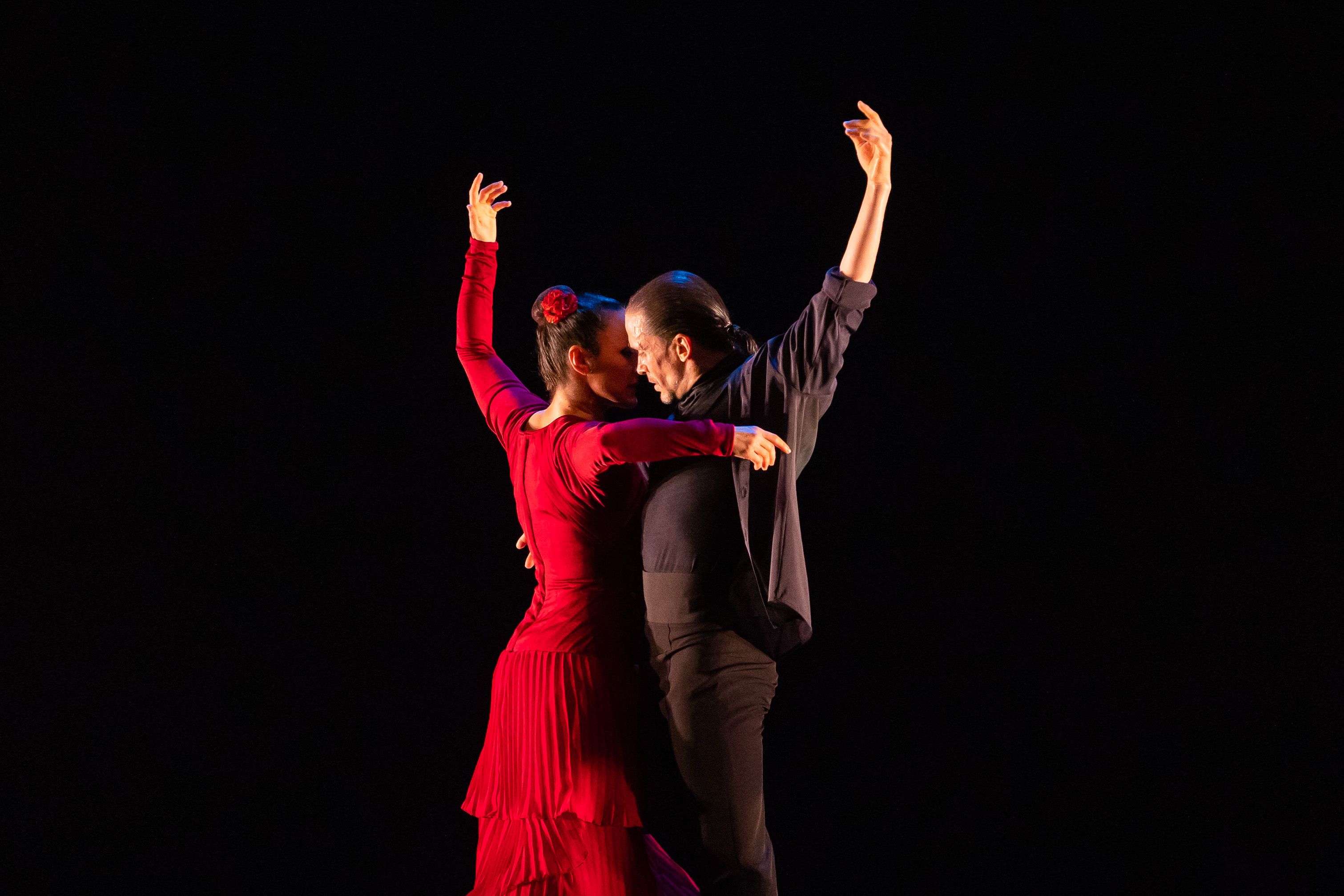 Bailando se alegran los corazones. En la imagen, Concha Jareño y Alfonso Losa en 'Flamenco: espacio creativo', en el 26 Festival de Jerez.