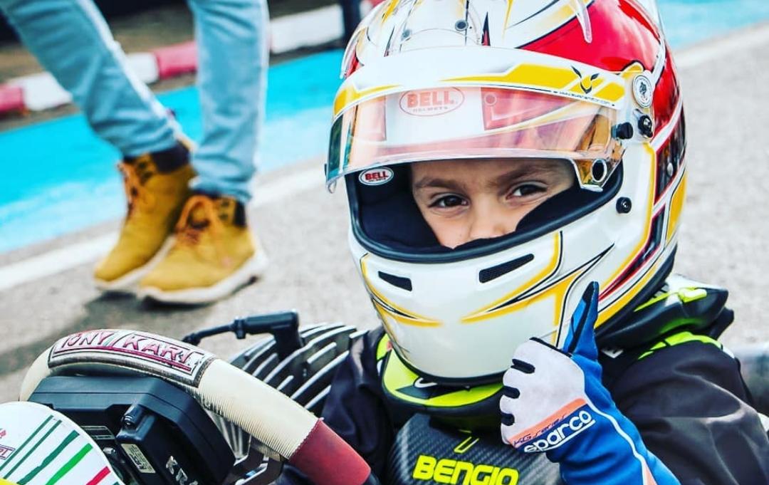 El granadino Adrián Jiménez García de 6 años, apasionado del Kart.