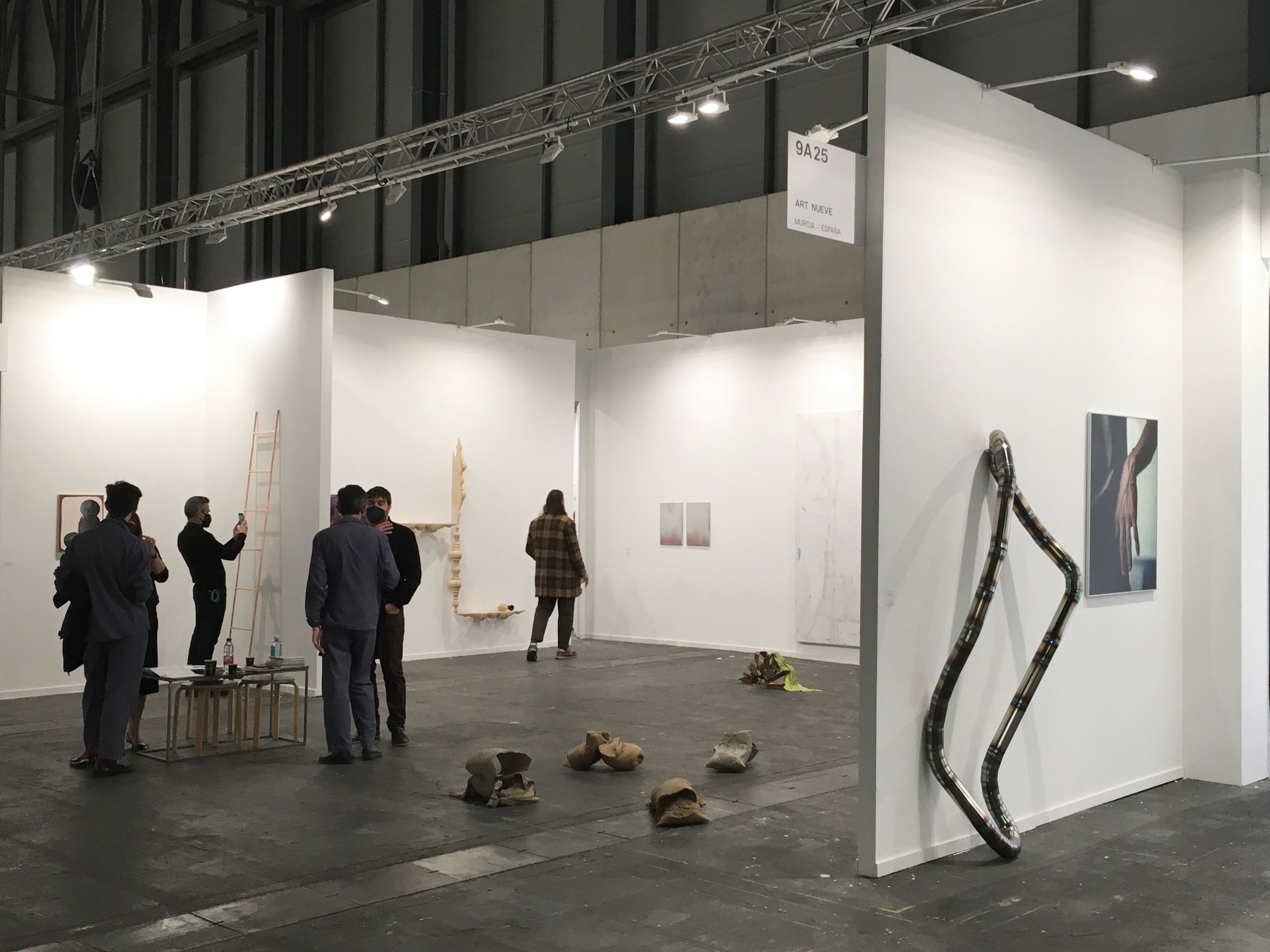 En la 'meca' del arte contemporáneo también hay artistas jerezanos. En la imagen, obra de Christina Lagata expuesta en ARCO. 