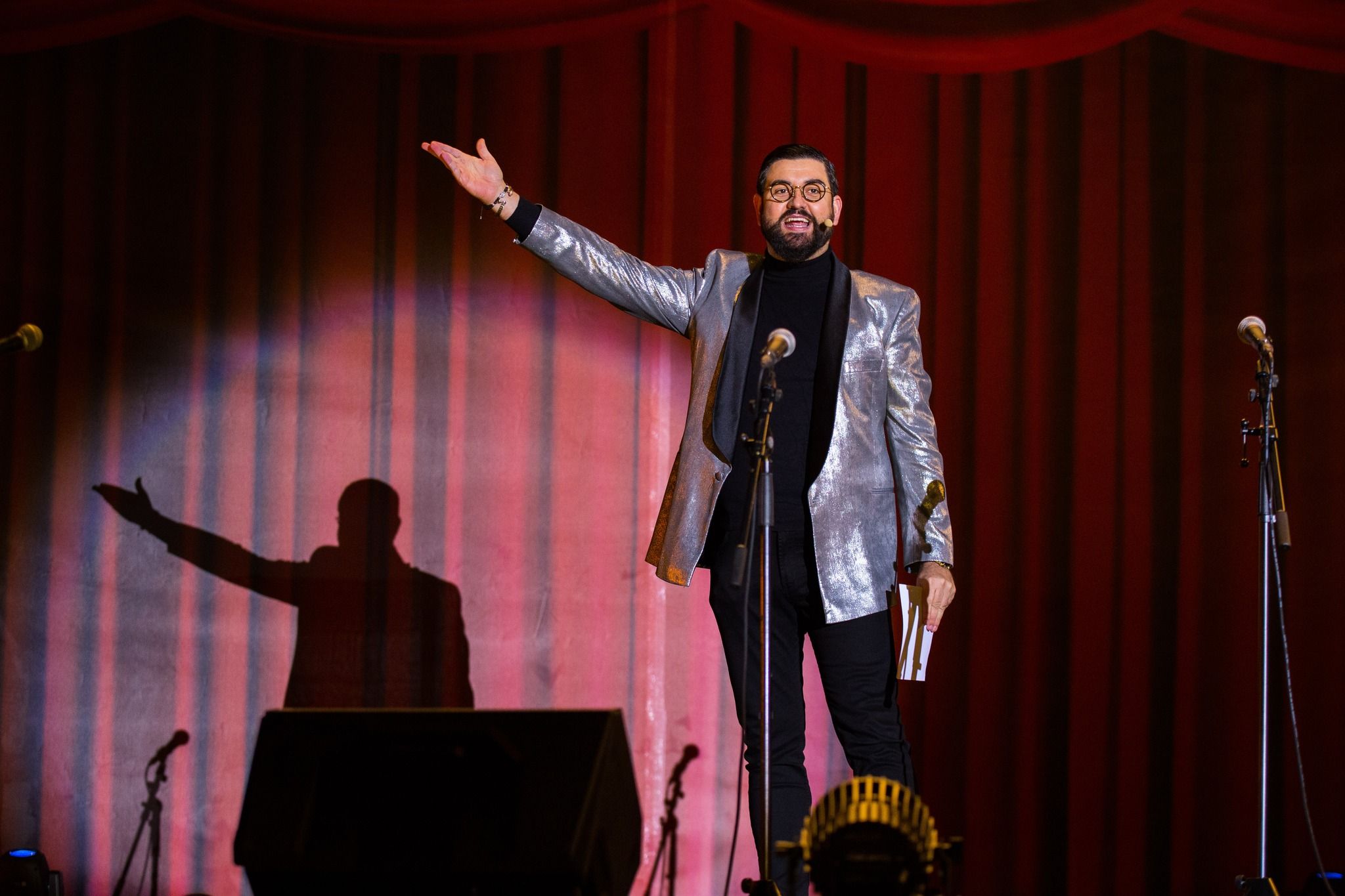 Manu Sánchez durante la gala en La Isla.