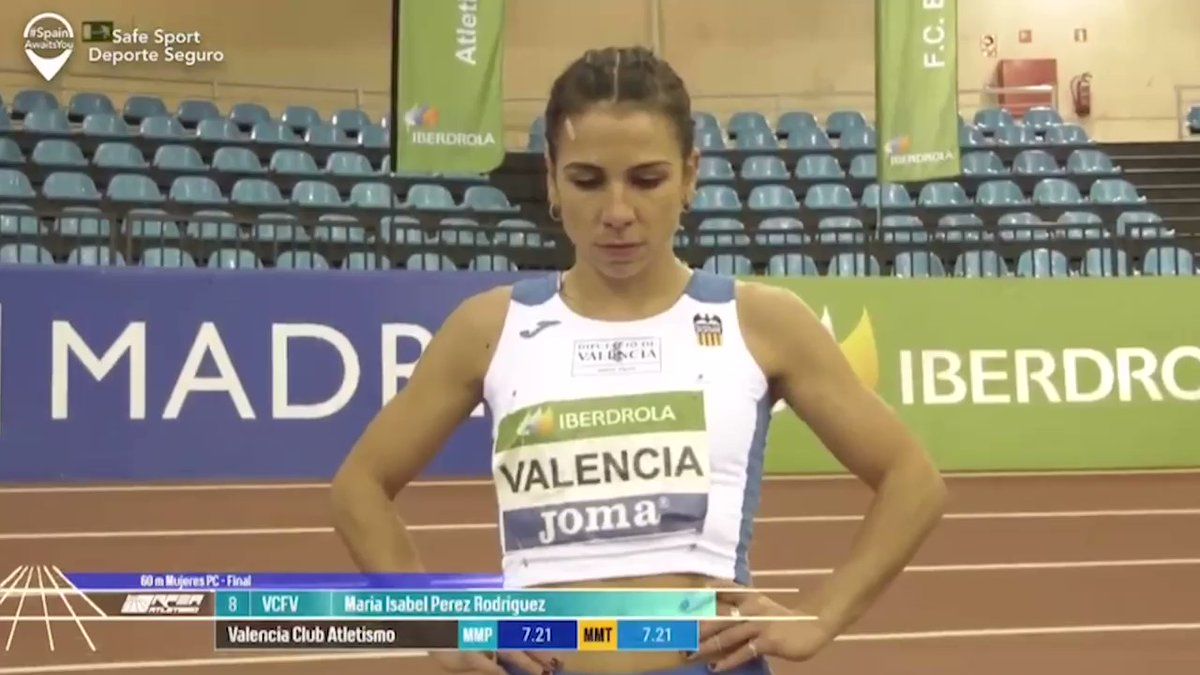 La atleta sevillana Maribel Pérez bate dos veces el mismo día el récord de España
