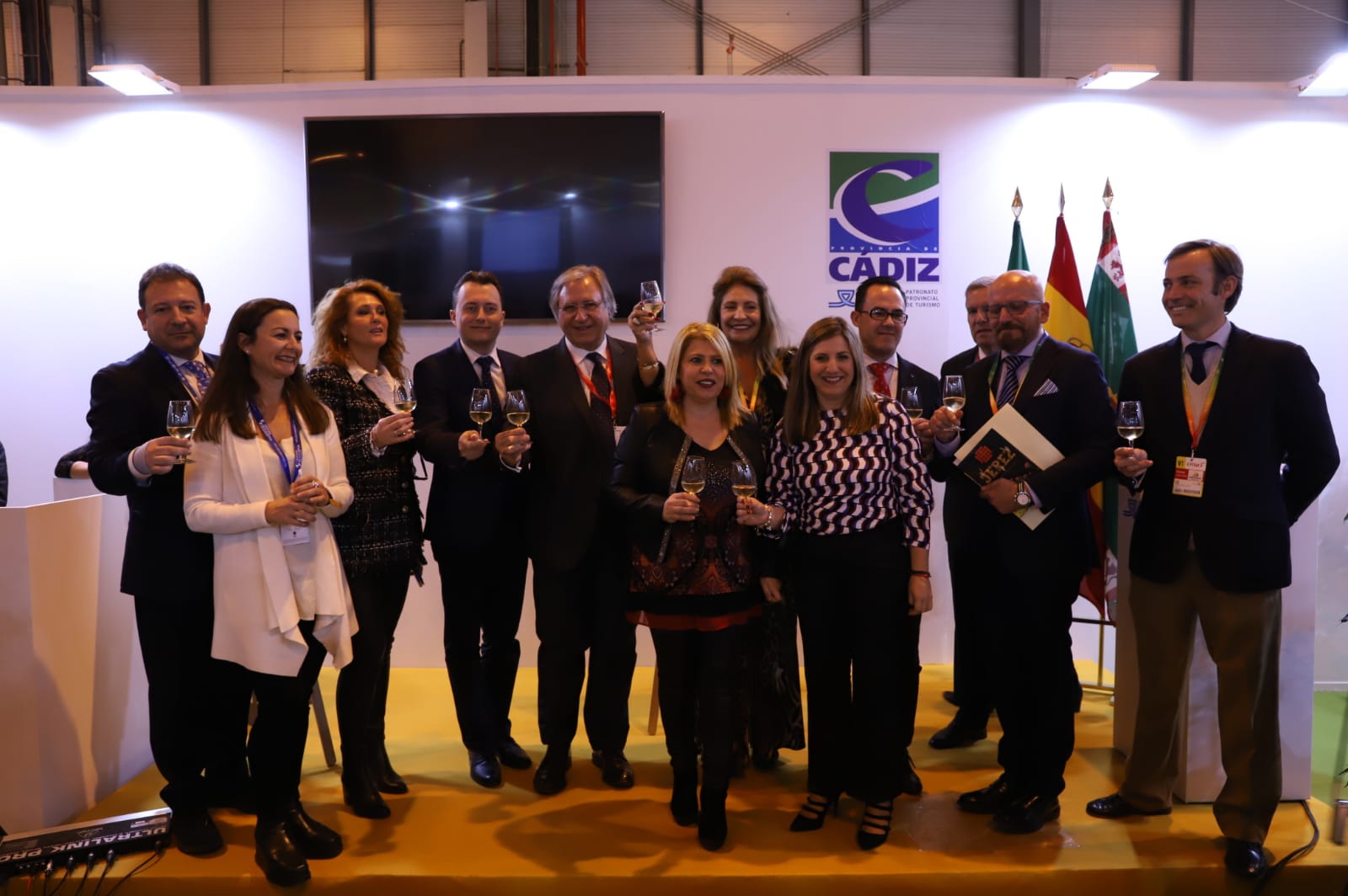 Brindis por el Día de Jerez en Fitur.