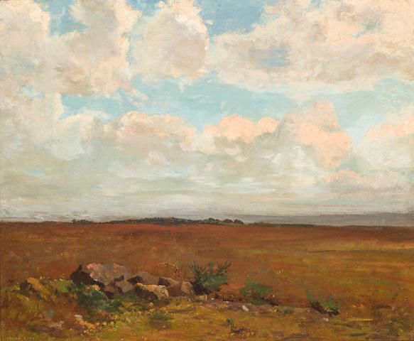 Paisaje de los alrededores de Peyrelebade, Odilon Redon (1849-1916).