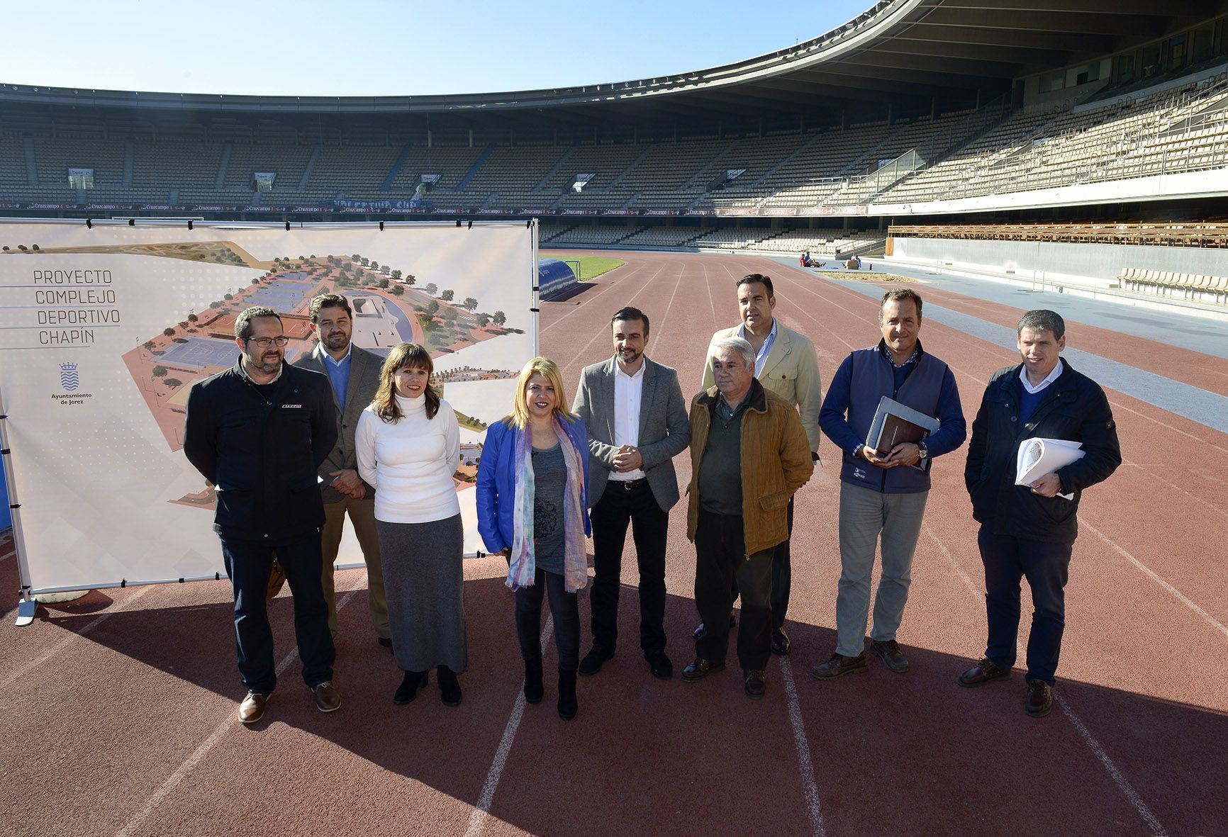 Presentación del ambicioso proyecto de revalorización del Complejo Deportivo Chapín.