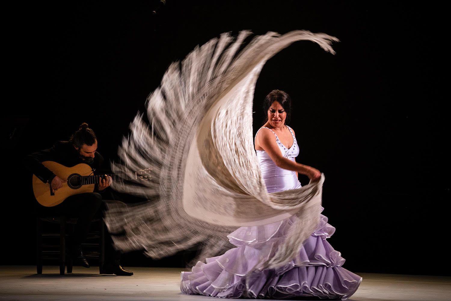 El baile cuenta su verdad. En la imagen, Mercedes de Córdoba en 'Sí, quiero', estreno absoluto en el 26 Festival de Jerez. 