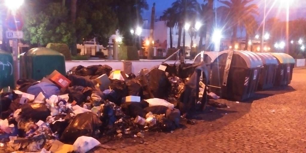 El Puerto solicita la declaración de Emergencia Sanitaria por sus más de 600 toneladas de basura. FOTO: AYUNTAMIENTO DE EL PUERTO. 