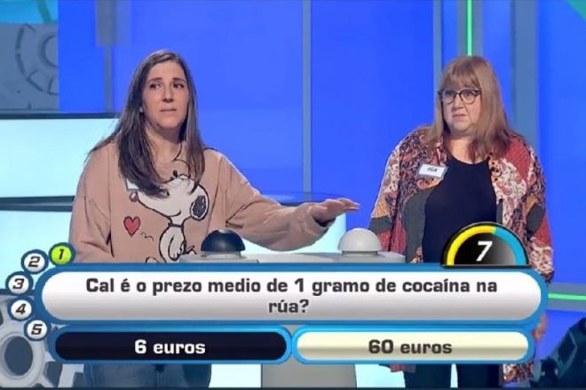 Un concurso de televisión gallego sobre cultura general pregunta cuánto vale un gramo de cocaína