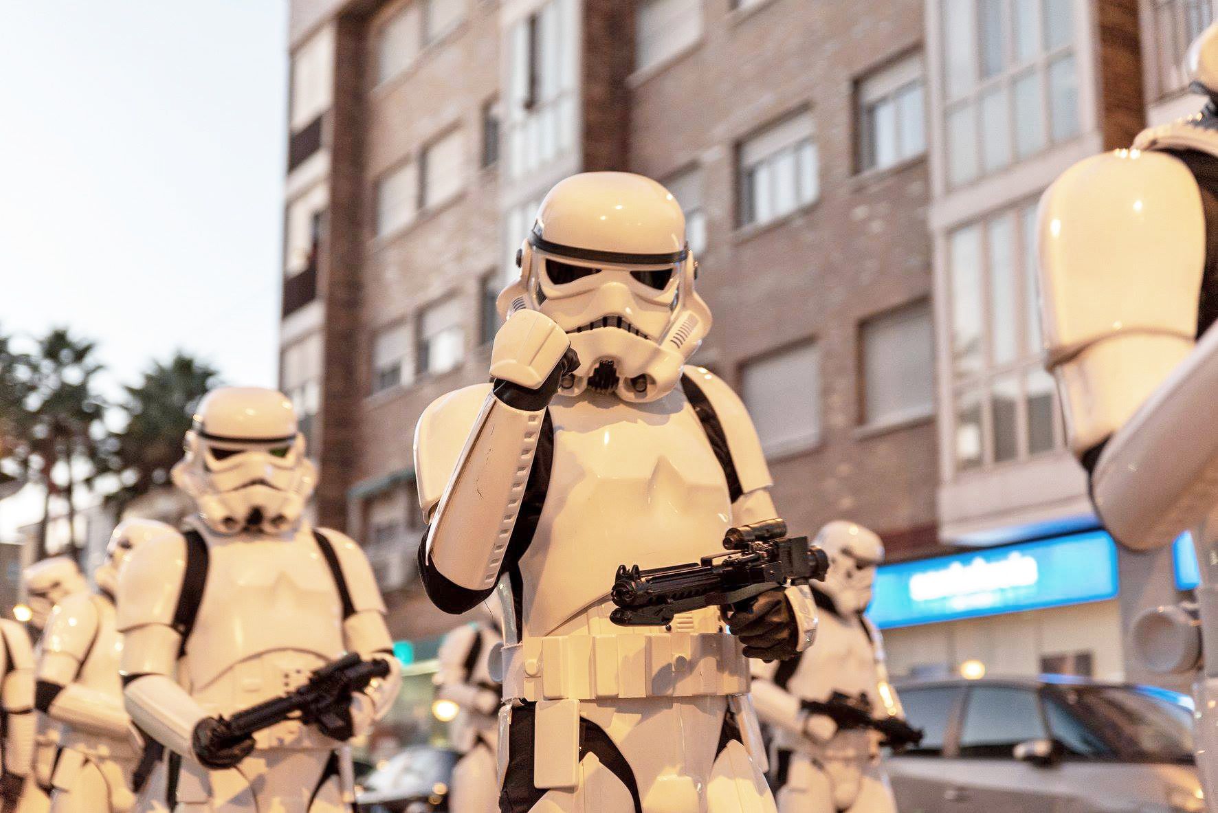 Un desfile de las tropas imperiales en una imagen de archivo. FOTO: 501st LEGION SPANISH GARRISON.