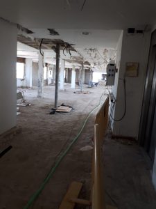 Las obras de la residencia de mayores de Jerez llevan alrededor de año y medio paralizadas.